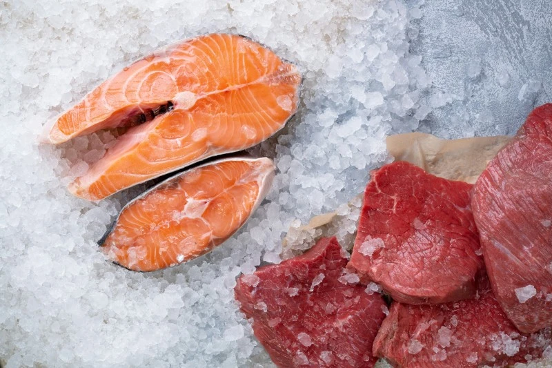 Fleisch, Gefl&uuml;gel und Meeresfr&uuml;chte